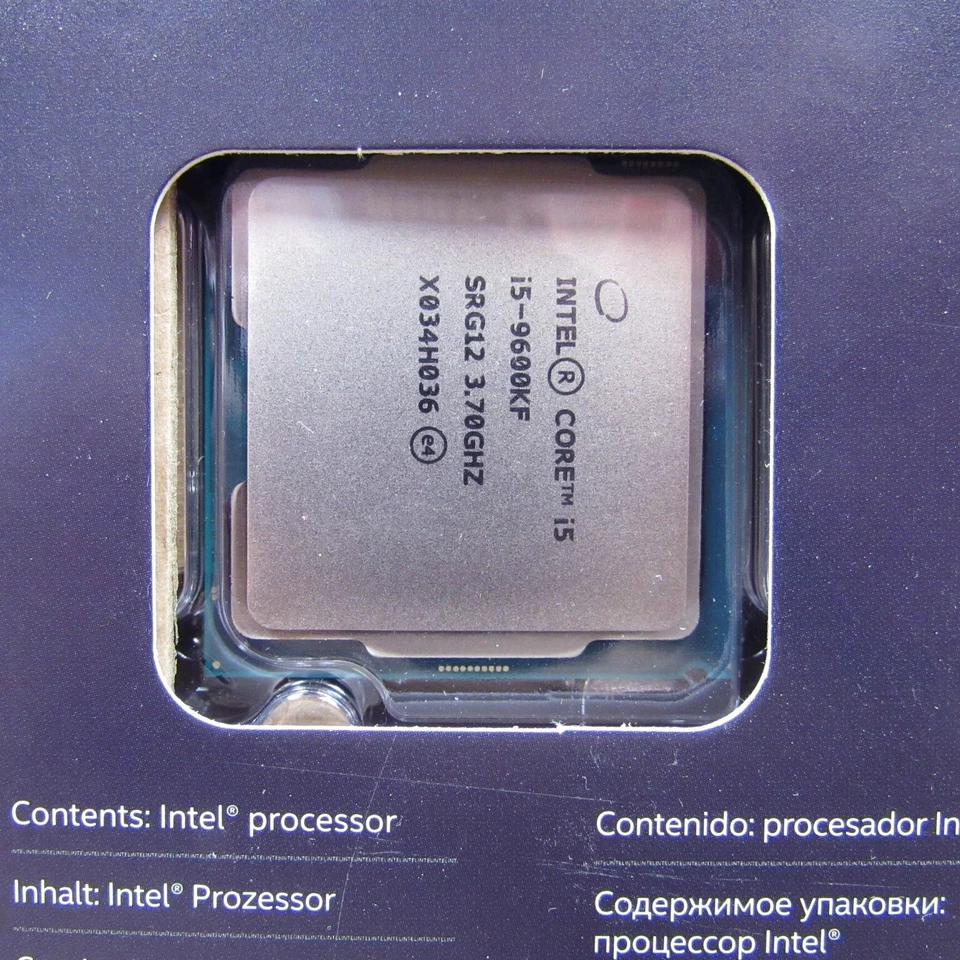 Intel Core i5 9600KF LGA 1151 3.7GHz 9MB Cache Coffee Lake 9Th Gen CPU Processor - Image 3 of 4