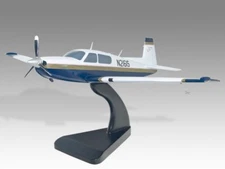 Mooney Ovation M20R Desk Wood Airplane New Model Large Scale 1/24
