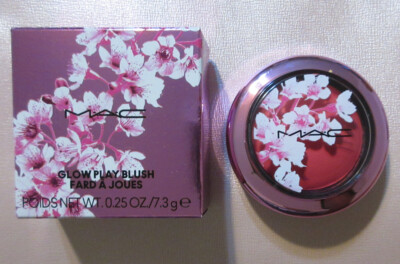 NIB MAC GLOW PLAY BLUSH CREAM TO POWDER .25 OZ / 7.3 G ''HD CHERRY TREE'' Limited