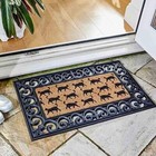 Non Slip Door Mat Heavy Duty Natural Coir Cat Insert Welcome Rug Indoor Outdoor