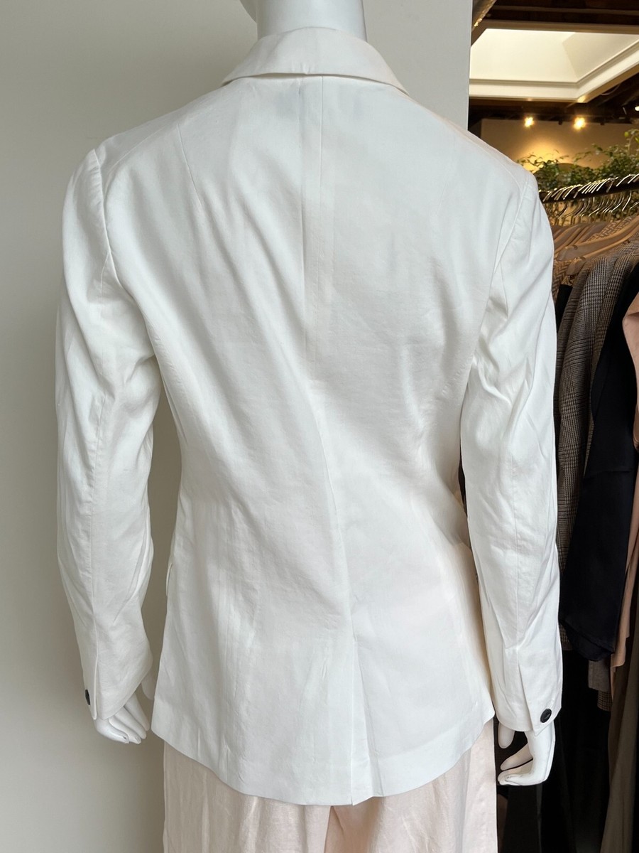 【関税込み】rag & bone ホワイト Foster テーラードジャケット Rag and Bone Foster Linen Blazer White Size 2 | eBay