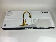 Kohler Bevin Pull Down Kitchen Faucet Vibrant Brushed Brass Finish R43210-2MB