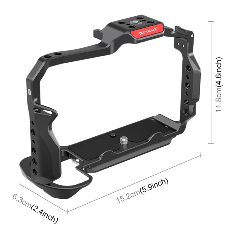 Metal Camera Cage Stabilizer Rig Mount case Cover Kit Grip For Nikon Z6III/ Z6II - Image 2 of 4