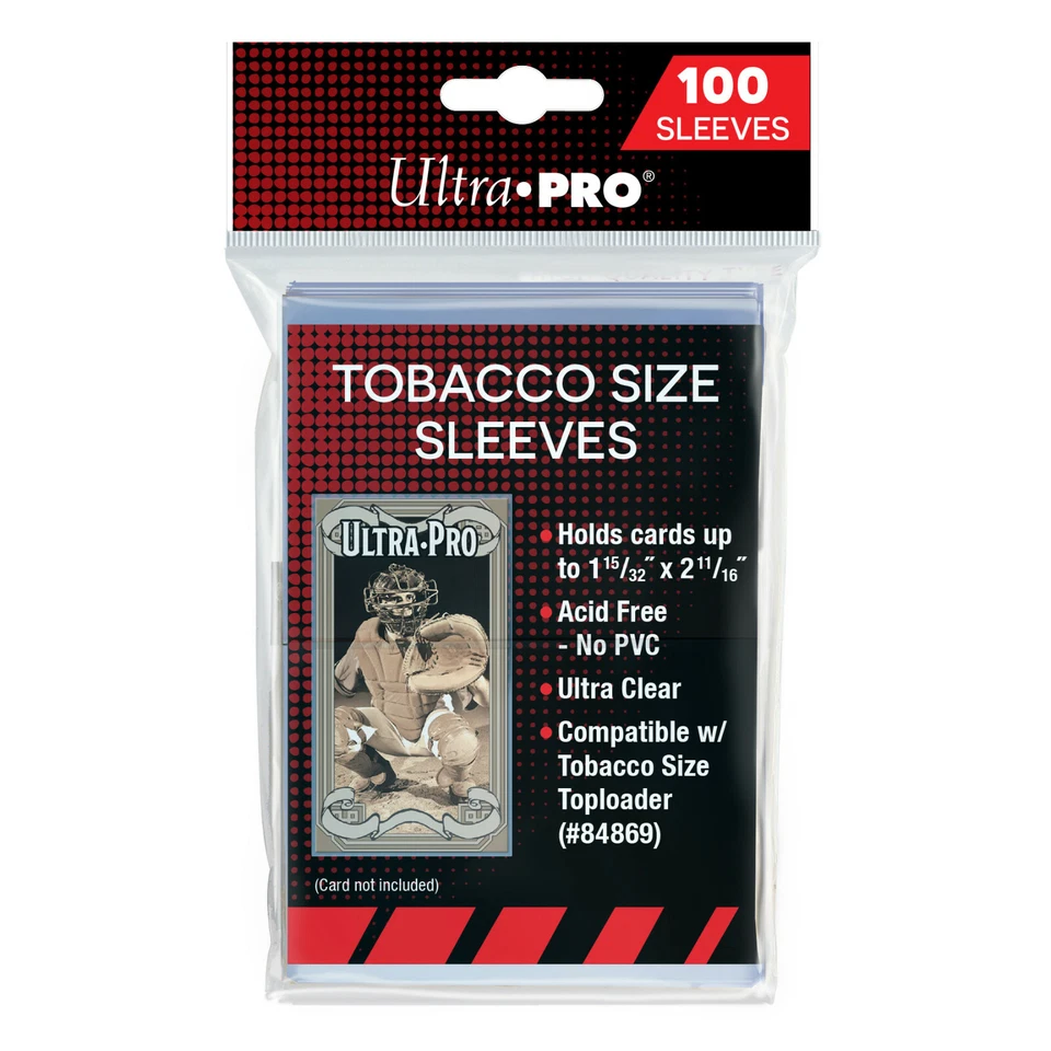 Ultra Pro Tobacco Soft Sleeves Pack Of 100 Card Sleeves Allen & Ginter Minis