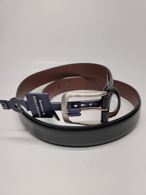 Roundtree Yorke Shiny Dress Leather Belt