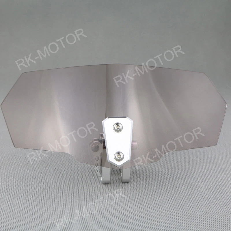 Deflector de extensión de parabrisas apto para Aprilia Tuono V4 1100 RR Smoke Foto 4 de 4