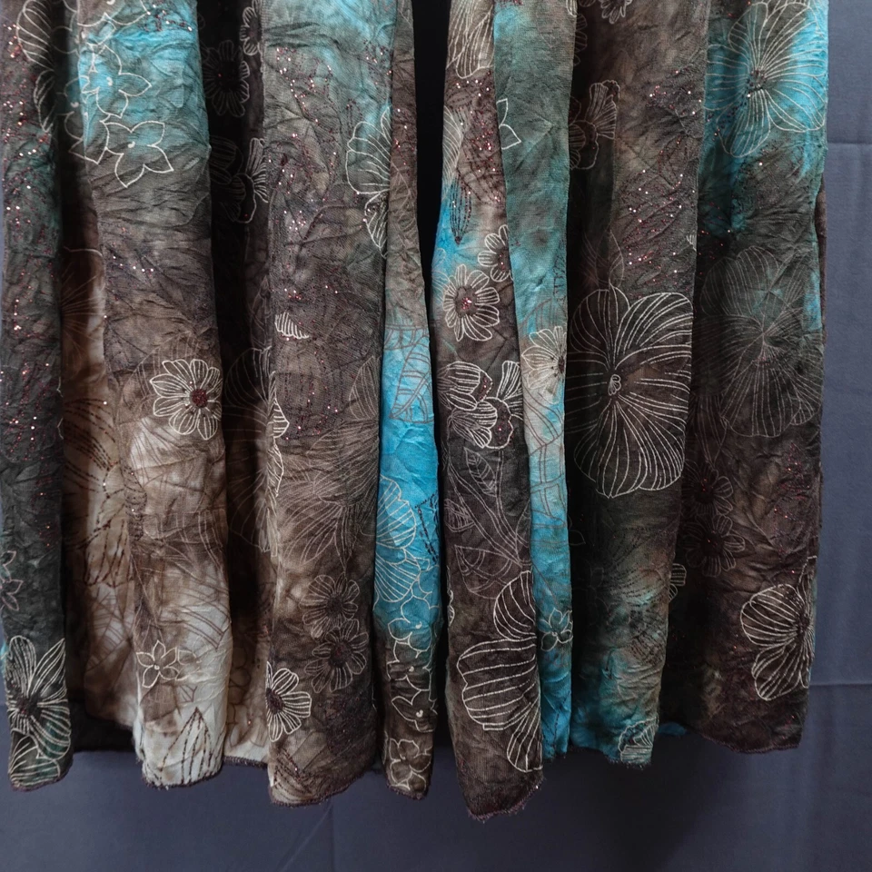 Pantalones Palazzo Body Central para Mujer Pequeños Brillantes Transparentes Boho Festival Indie Artístico Foto 4 de 4