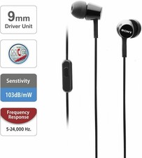 Sony MDR-EX110AP-B Headphones - Black for sale online | eBay