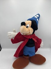 Disney Parks 14" Sorcerer's Apprentice Mickey Mouse Plush Doll Disneyland