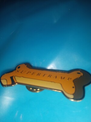 Supertramp enamel lapel hat pin. Official merchandise.