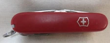 Victorinox Explorer Red Swiss Army Knife W/ Magnifying Glass & Scissors