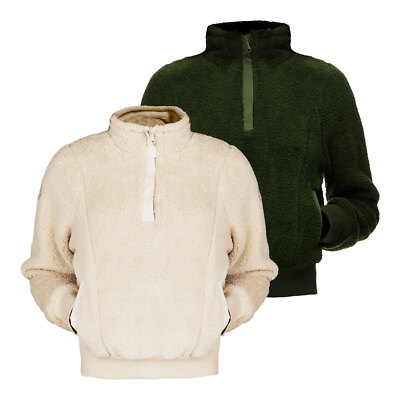 Ragwear Damen Sweatshirt Pullover Half Zip Fleecepullover FELIXA