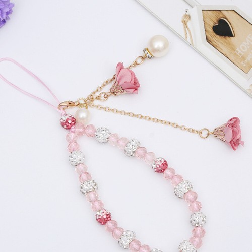 Cell Phone Strap Charm Decorative Phone Chains Rhinestone Imitation Pendant - 第 6/11 張圖片