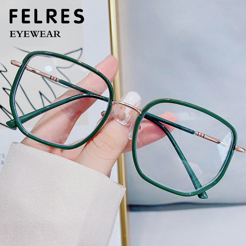 Men Women TR90 Square Anti Blue Light Eyeglasses Classic Fashion