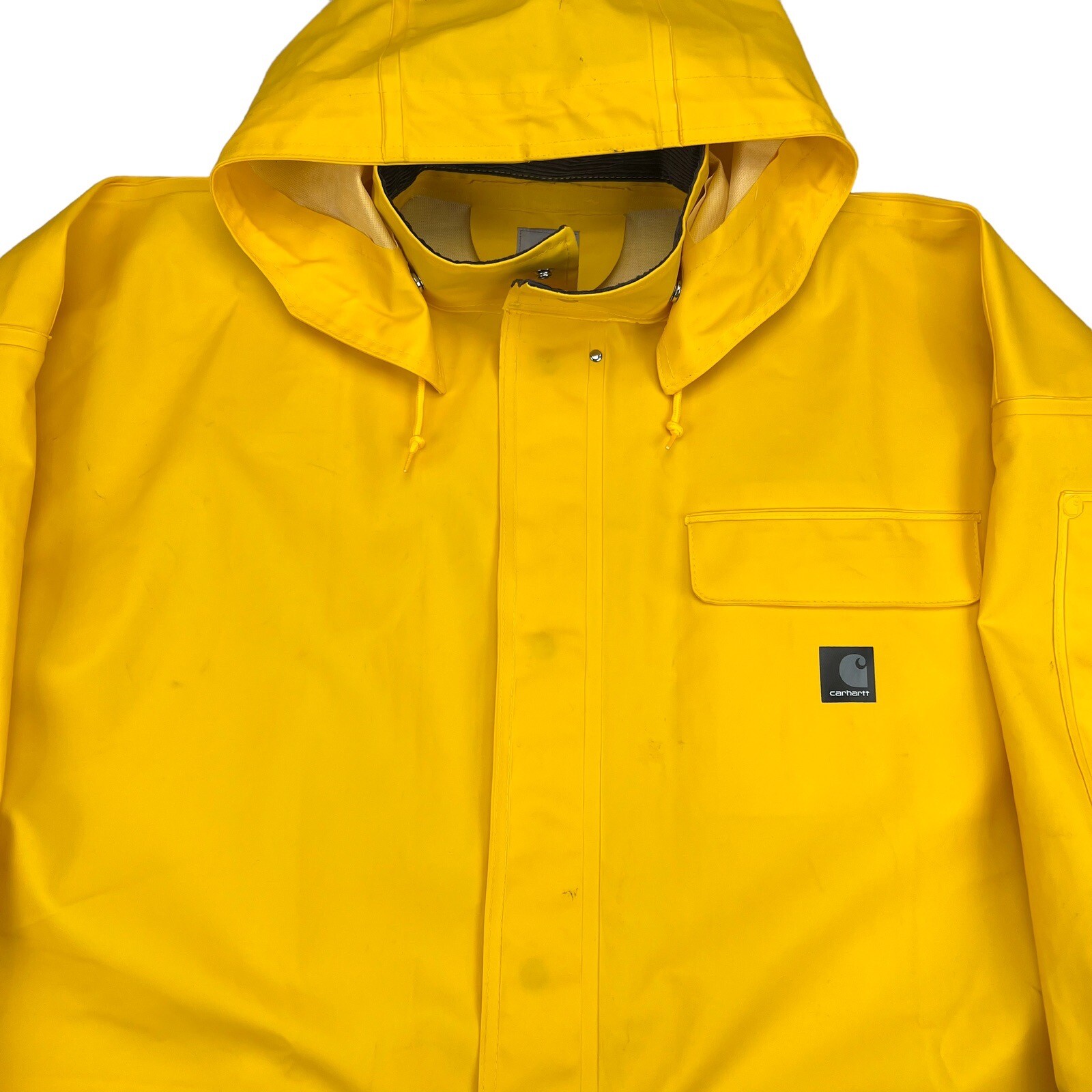 Carhartt Surrey Rain Coat Jacket Mens Size XL Heavy Duty PVC Waterproof