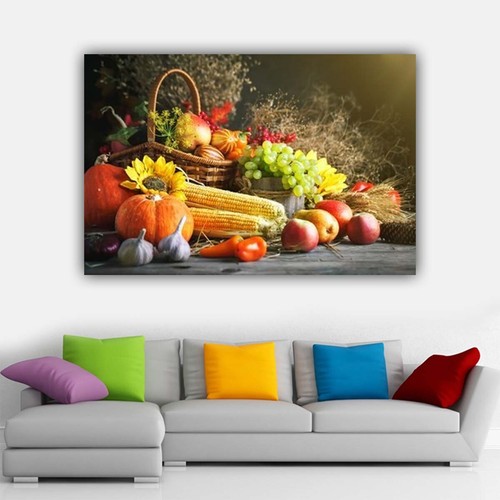 Wall Art Canvas Poster Print Fruits for Living Room Home Decor No Framed - Picture 3 of 6
