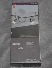 ALLEN + ROTH Flexible Track Lighting Connector Brushed Nickel Finish NEW 0726497