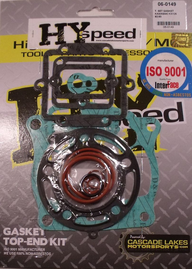 HYspeed Top End Head Gasket Kit For Yamaha Tri Moto 125 1980-1985 - Complete Engine Rebuild Set