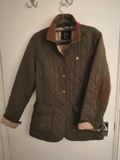 Toggi Quilted Brown Padded Country Jacket Size 10