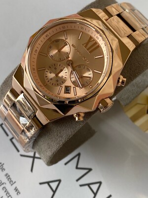 Michael Kors Raquel Chronograph Rose Gold Stainless Steel  display picture 1