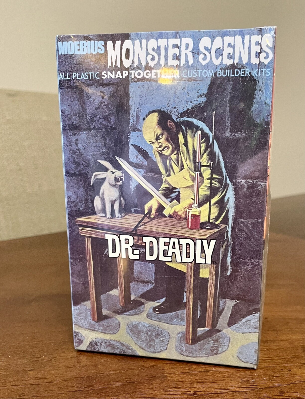 MOEBIUS Monster Scenes DR. DEADLY PLASTIC MODEL KIT Sealed Box Vintage