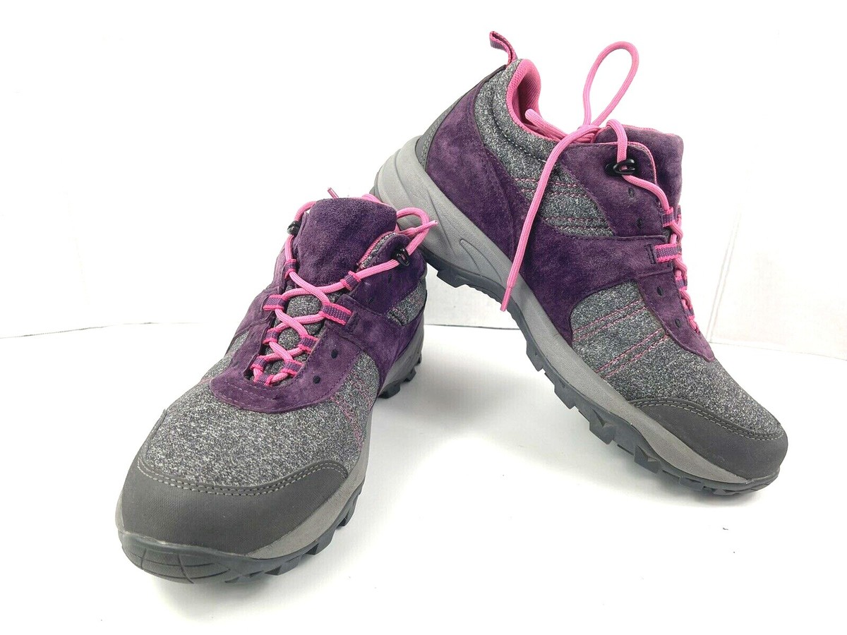 Duluth Trading Sneakers Women 11M Jillpine Shoe Grey Purple Suede Trail  Hiking