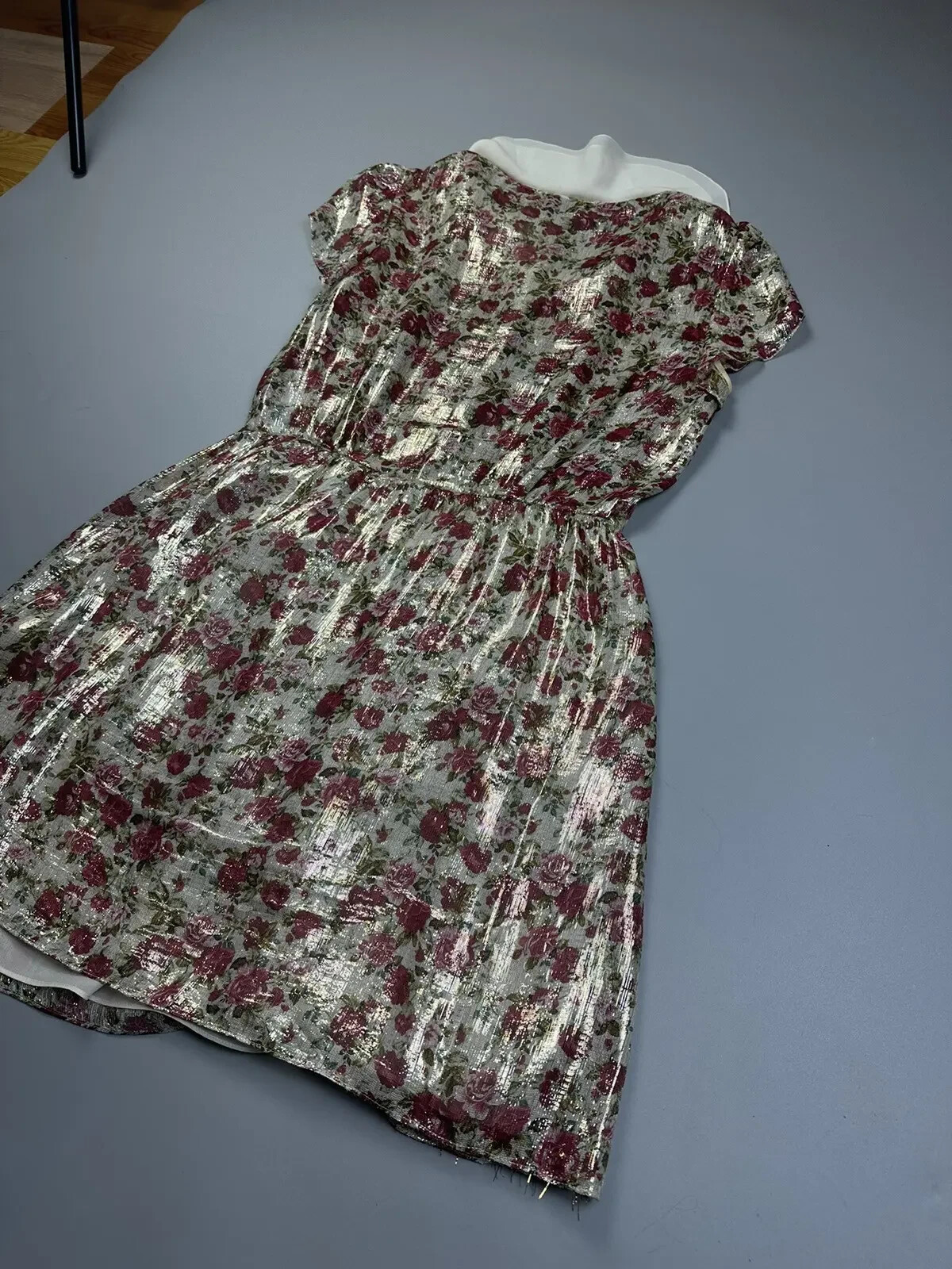 SAINT LAURENT Abito Saint Lauren in seta floreale