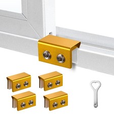 Window Locks for Up and Down Windows 4 Pack Window Stopper Sliding Window Loc...