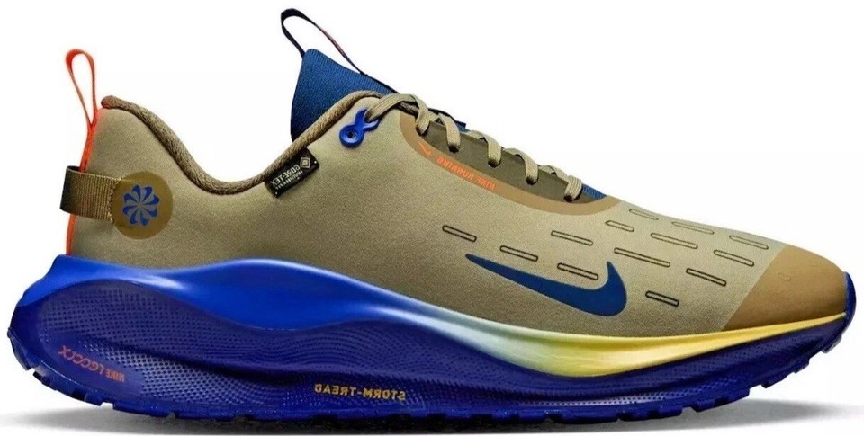Nike ReactX Infinity Run 4 GORE-TEX Neutral Olive Thunder Blue for