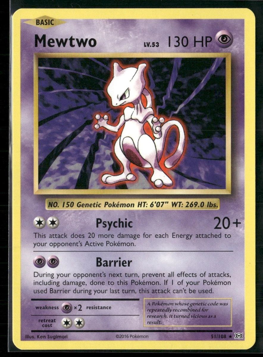 ebay pokemon cards mewtwo Pokémon Mewtwo Individual Evolutions Cards for sale