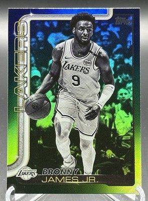 2025-26 Topps Basketball - Black Friday Blackout #152 Bronny James Jr. - Lakers