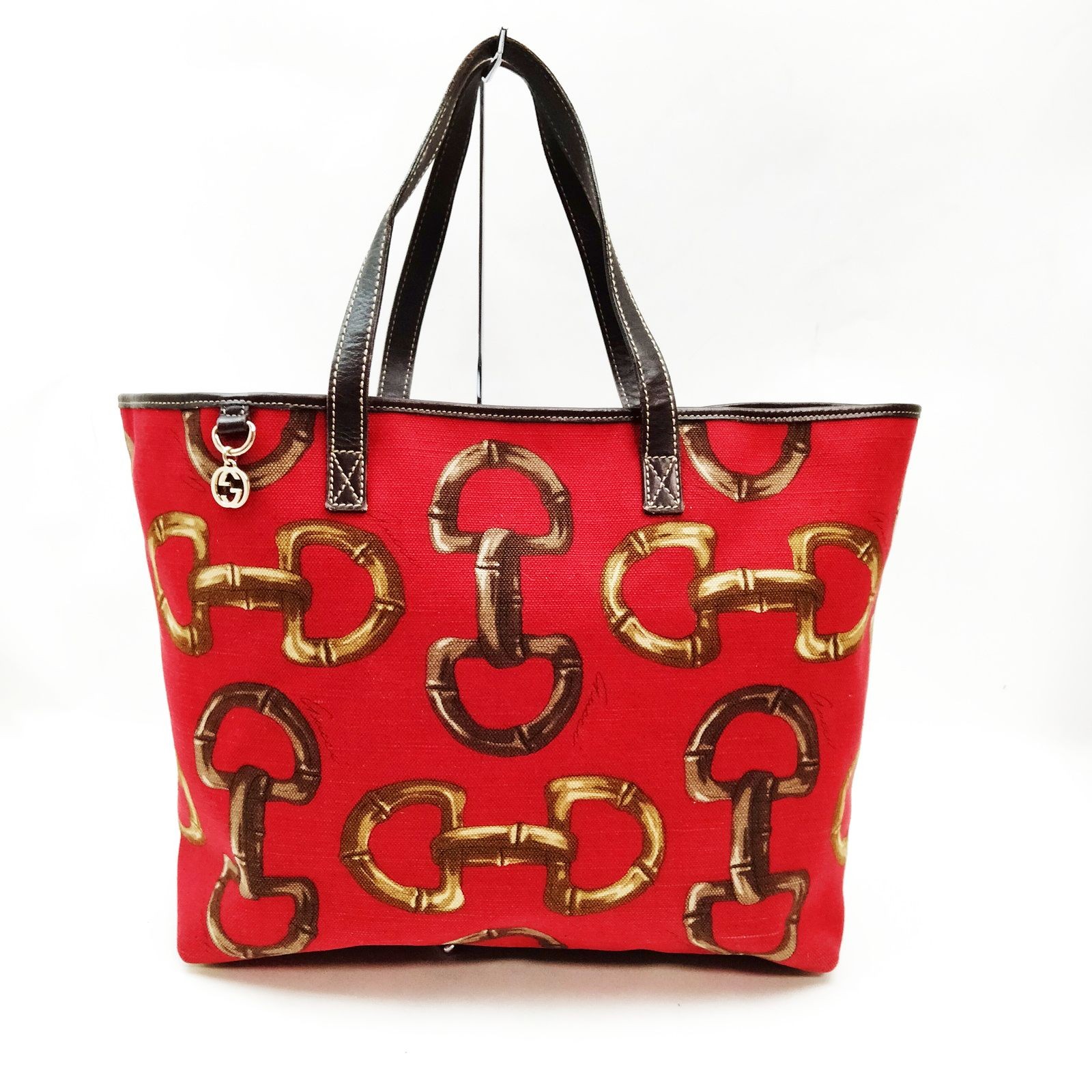 Gucci Red Canvas Tote Bag 4481606