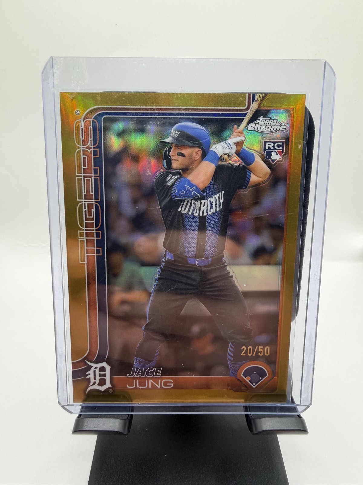 2025 Topps Chrome - Jace Jung #225 Gold Refractor /50 (RC)