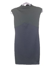 Pretty Little Thing Dress Women Size 6 Gray Blue