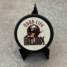 Vintage 90s Quad City Mallards UHL Hockey Puck Country Inn Vegum Slovakia Iowa