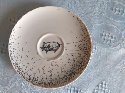 Rarität: Rosenthal TAC  PALAZZO RORO II : Untertasse mit RORO-Motiv - 1. Wahl