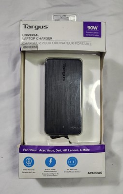 Targus APA90US 90W Ac Universal Laptop Charger Adapter Black - NEW