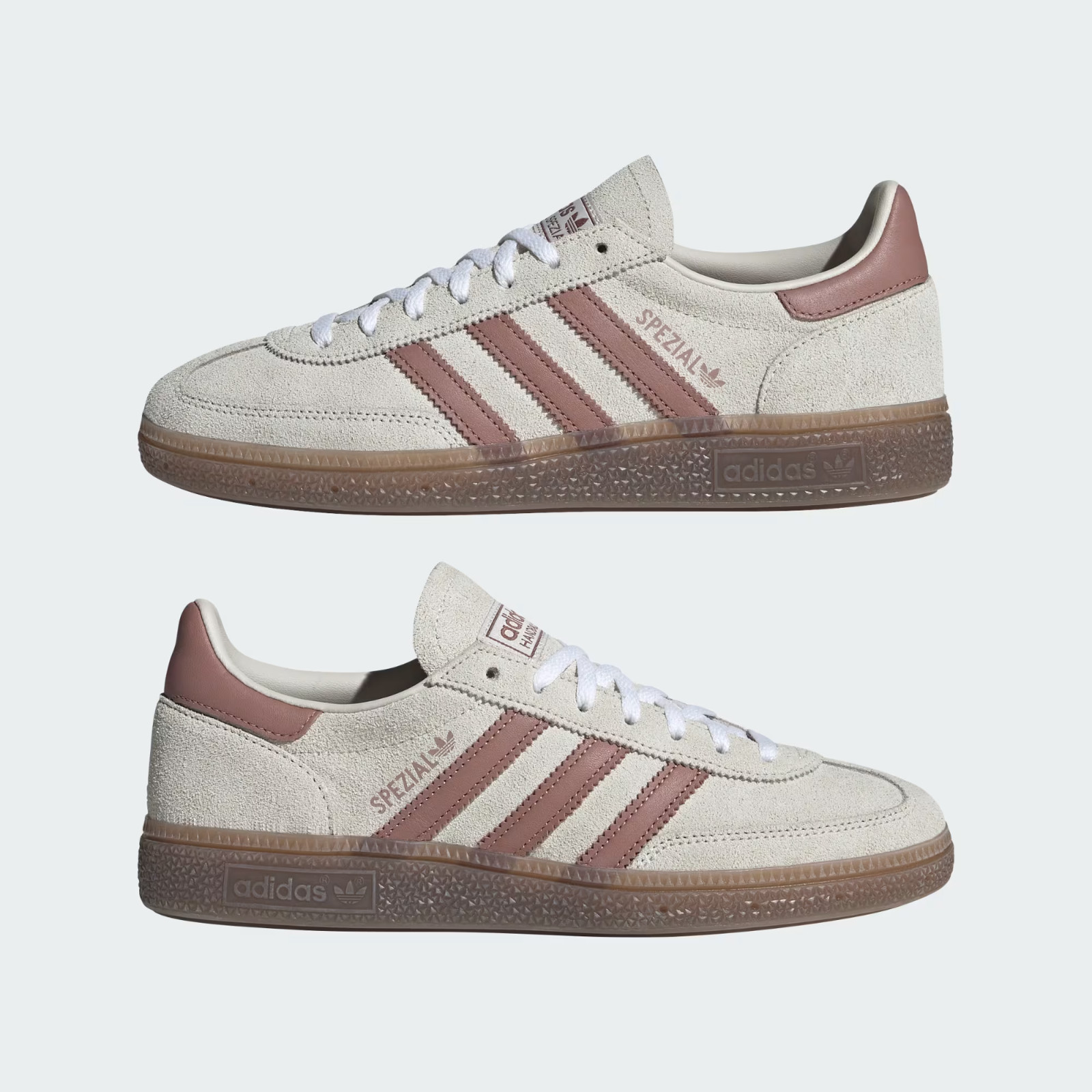 IH1510 adidas Originals Handball Spezial Alumina Warm Clay Cloud White (Women's) image 4