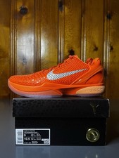 Nike Kobe 6 VI Protro Total Orange WNBA Sneakers Size 9 Men IH1871-800