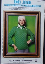 § MODES ET TRAVAUX - cahier tricot - 09/1976