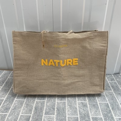 Clarins Nature Jute Tasche Hessisch Shopping Strand Neu Mit Etikett
