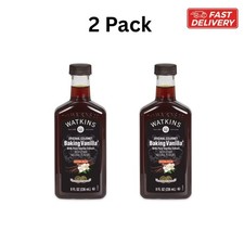 Watkins All Natural Original gourmet baking Vanilla with Pure Extract 8 fl oz