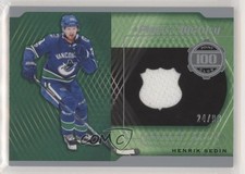 2020 Upper Deck SP Game Used Piece of History 24/99 Henrik Sedin #100-HS HOF n1u