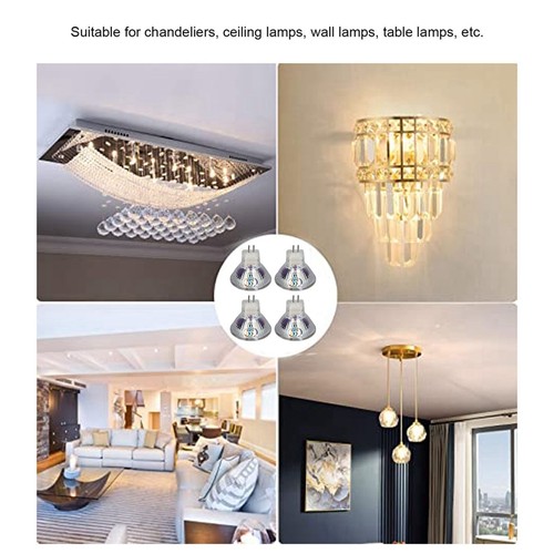MR11 LED Plug-in Bulb 5W 15LED 500LM Double-pin Base Spotlight Downlight Track L - Bild 22 von 24