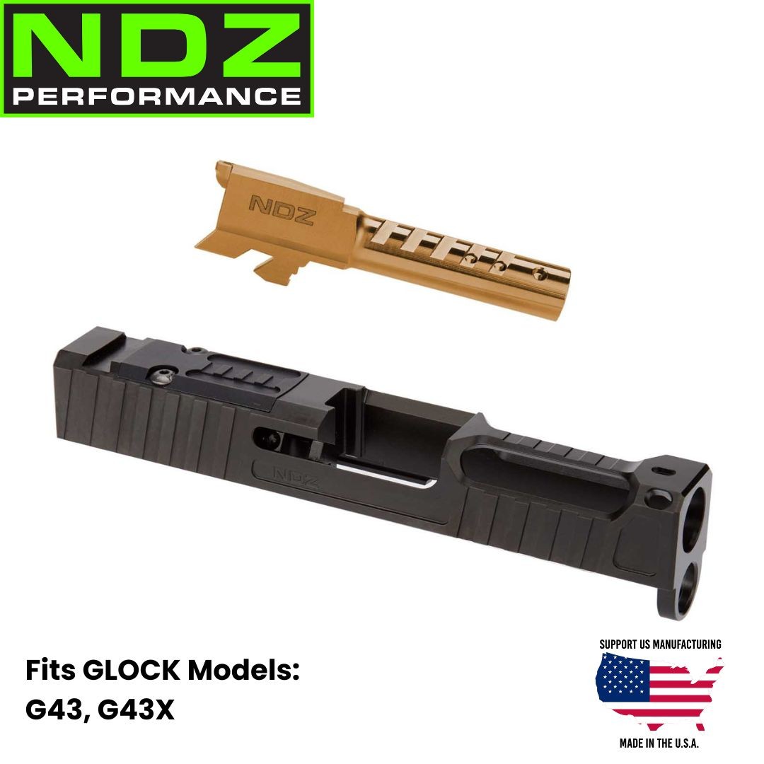 NDZ Glock 43 43X Artemis Ported Slide w Copper PVD Barrel 9mm | eBay