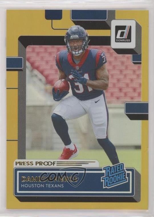 2022 Panini Donruss Rated Press Proof Premium Dameon Pierce #340 Rookie RC 2l4