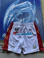 Pantaloncini Travis Scott x McDonald's Cactus Jack All American Uomo Taglia XL Rosso Bianco