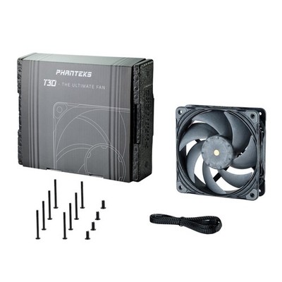 Phanteks T30-120 fan,   high-performance fan, PWM, Black *gb