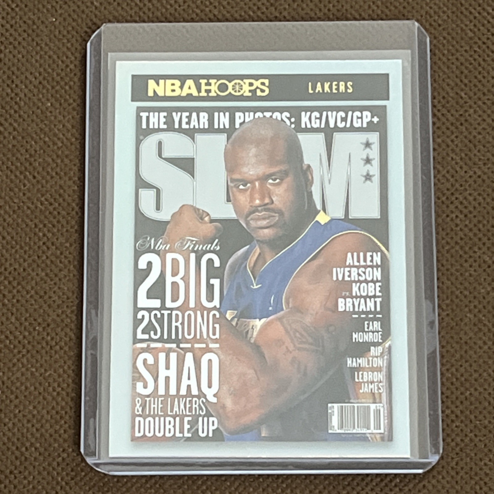 SHAQUILLE O'NEAL 2020-21 PANINI HOOPS SLAM SILVER HOLO #9 LAKERS