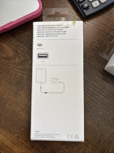 New Apple Lightning to USB Camera Adapter For Iphone Ipad MD821AM/A OEM Genuine - 第 3/3 張圖片